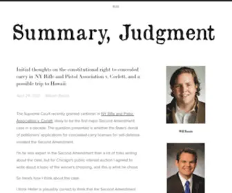 Summarycommajudgment.com(Summary, Judgment) Screenshot