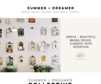 Summeranddreamer.com(Summer + Dreamer) Screenshot