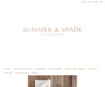 Summerandspade.com(Summer & Spade) Screenshot