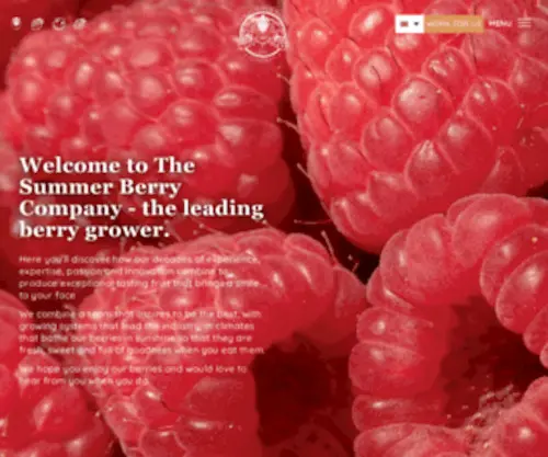 Summerberry.co.uk(The Summer Berry Company) Screenshot