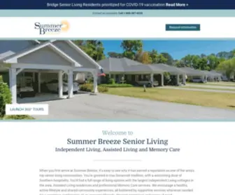 Summerbreezeseniorliving.com(Summer Breeze Senior Living) Screenshot