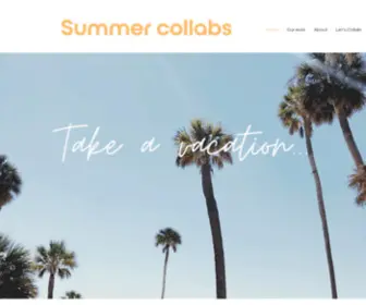 Summercollabs.com(Summer collabs) Screenshot