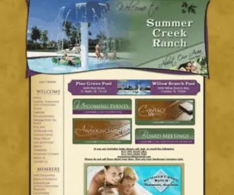 Summercreekranch.org(We've got some trouble) Screenshot