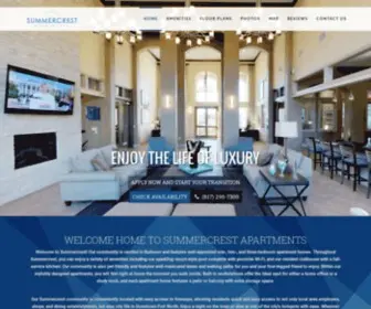 Summercrest-Apartments.com(Apartments in Burleson) Screenshot
