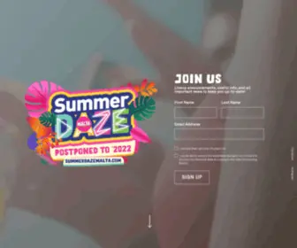 Summerdazemalta.com(Summerdaze Festival 2022) Screenshot