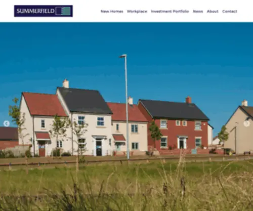 Summerfield.co.uk(Property Developer) Screenshot