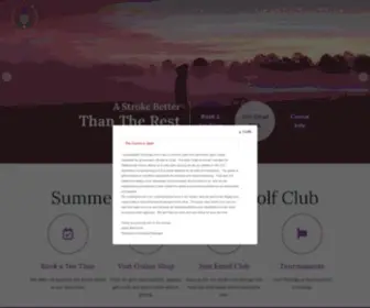 Summerfieldgc.com(Summerfield crossings summerfield crossings golf club) Screenshot