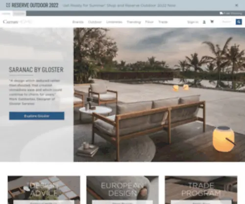 Summerfurniture.com(High-end furniture and flooring for Designers and Architects) Screenshot