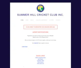 Summerhillcricketclub.org.au(Summer Hill Cricket Club) Screenshot