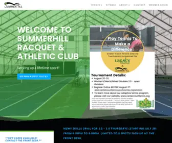 Summerhillrac.com(Summerhill Racquet & Athletic Club) Screenshot