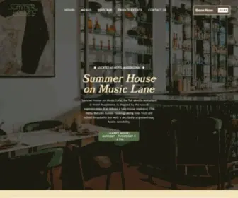 Summerhouseonmusiclane.com(Summer House) Screenshot