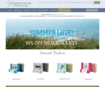 Summerhousesoaps.com(Summer House Soaps) Screenshot