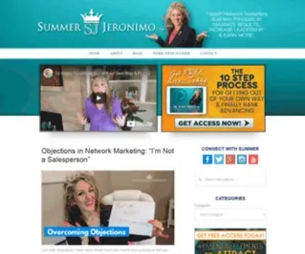 Summerjeronimo.com(Summer Jeronimo) Screenshot
