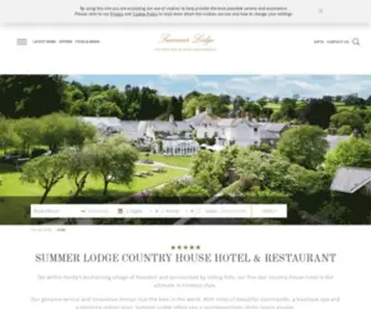 Summerlodgehotel.co.uk(Summer Lodge Country House Hotel and Restaurant in Evershot Dorset) Screenshot