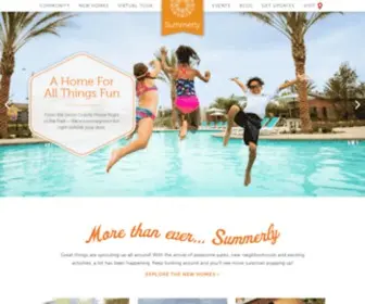 Summerlyhomes.com(New Homes at Summerly in Lake Elsinore) Screenshot