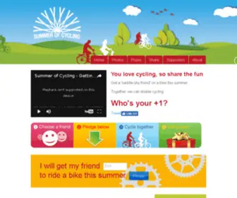 Summerofcycling.net(Summerofcycling) Screenshot