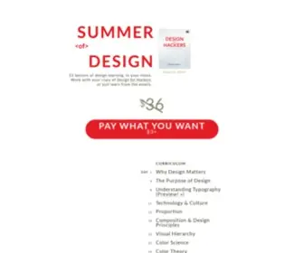 Summerofdesign.com(Learn design & web design) Screenshot