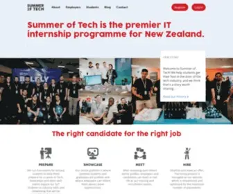Summeroftech.co.nz(Summer of Tech) Screenshot
