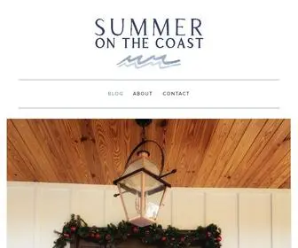 Summeronthecoastblog.com(On the coast) Screenshot