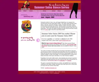 Summersalsa.com(SalsaCrazy Presents) Screenshot