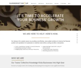 Summersetgrp.com(Advisory Services) Screenshot