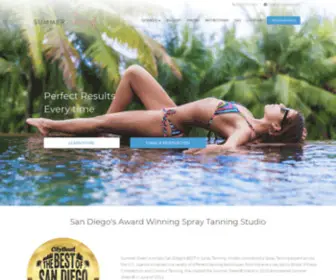 Summersheen.com(Summer Sheen Spray Tanning) Screenshot