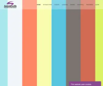 SummersvillecVB.com(Summersville Convention & Visitors Bureau) Screenshot