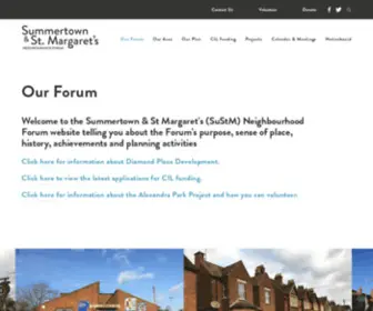 Summertownstmargaretsforum.org.uk(Summertown & St. Margaret’s Neighbourhood Forum) Screenshot