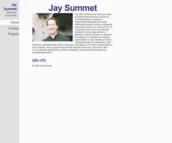 Summet.com(Homepage of Jay Summet) Screenshot