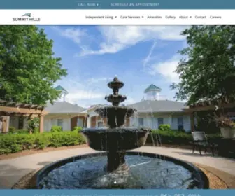 Summit-Hills.com(Retirement Community in Spartanburg) Screenshot