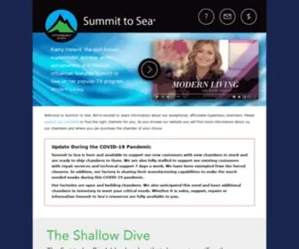 Summit-TO-Sea.com(Hyperbaric Dives) Screenshot