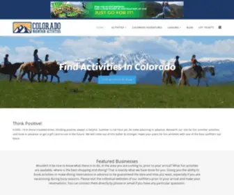 Summitactivities.com(Colorado Vacations) Screenshot