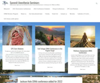 Summitanesthesiaseminars.com(Summit Anesthesia Seminars) Screenshot