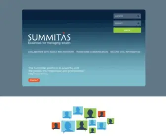 Summitas.com(The award) Screenshot