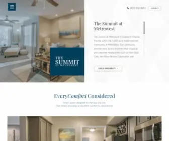 Summitatmetrowest.com(The Summit at Metrowest Apartments) Screenshot