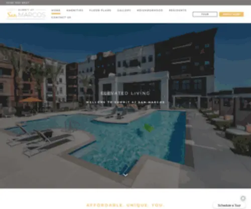 Summitatsanmarcos.com(Apartments for Rent in Chandler) Screenshot