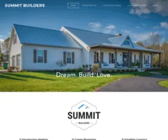 Summitbuilders.us(How a house) Screenshot