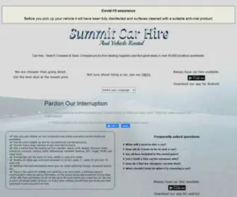 Summitcarhire.com(Summit Car Hire) Screenshot