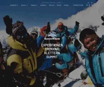 Summitclimb.de(Expeditionen, Klettern, Skitouren) Screenshot