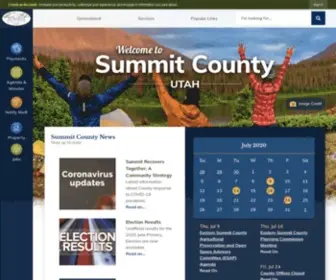 Summitcounty.org(Summit County) Screenshot