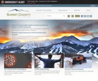 Summitcountyco.gov(Summit County) Screenshot