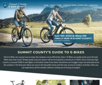 Summitcountyebikes.com(Ride E) Screenshot