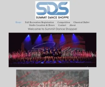 Summitdanceshoppe.com(Summit Dance Shoppe) Screenshot