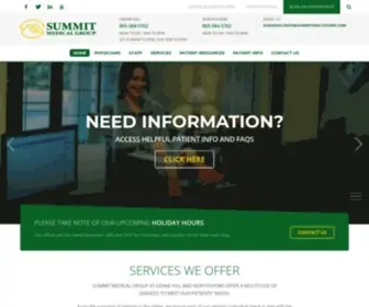 Summitdeanehill.com(Summit Medical Group) Screenshot