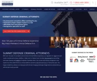 Summitdefense.com(Criminal Defense Lawyers) Screenshot