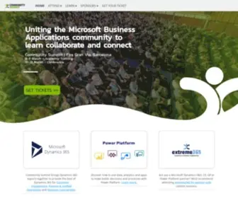 Summiteurope.com(Community Summit Europe) Screenshot