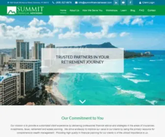 Summitfinancialhawaii.com(We understand that everyone's situation) Screenshot