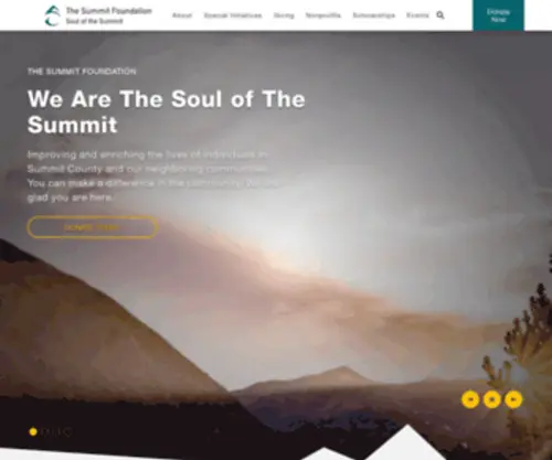 Summitfoundation.org(The Summit Foundation The Summit Foundation) Screenshot