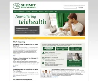 Summithealthcare.com(Summit Medical Group) Screenshot