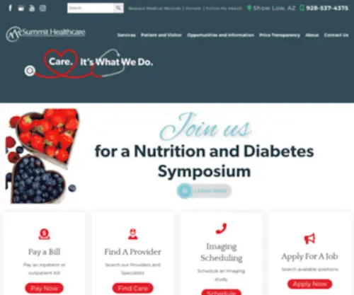 Summithealthpain.net(Pain Management Show Low AZ) Screenshot